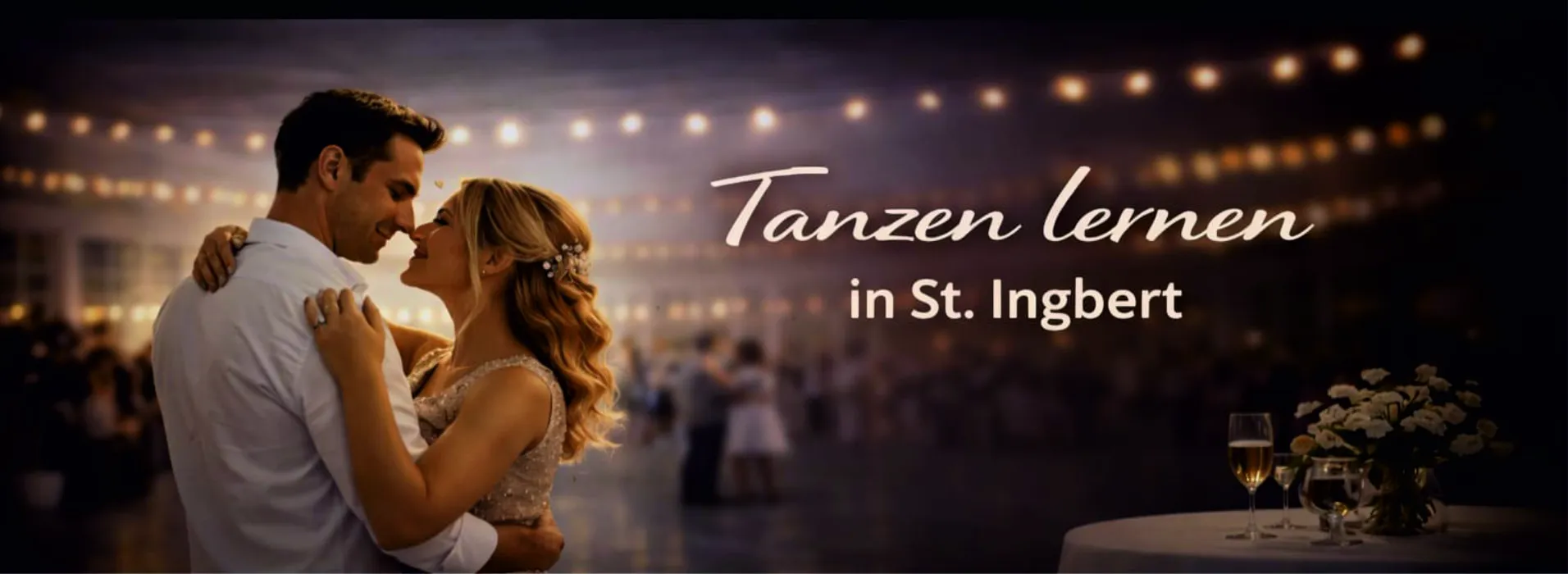 Tanzschule in St. Ingbert – Paar beim Tanzen in stimmungsvoller Atmosphäre mit persönlichem Tanzunterricht bei Stefan Fess