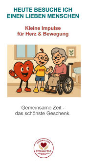 Titelbild der Herzensbroschüre von Stefan Fess – im schmalen A5-Format gestaltet, perfekt als PDF-Download für Handy oder Tablet. Mit Herzi & Movo – Musik, Bewegung und Lebensfreude mit Herz.